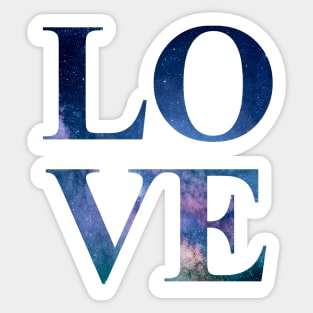 Love Milky Way Sticker